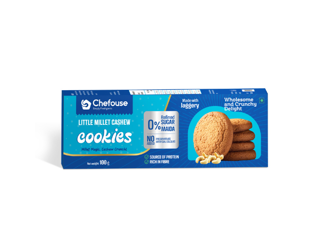 Chefouse Little Millet Cashew Cookies