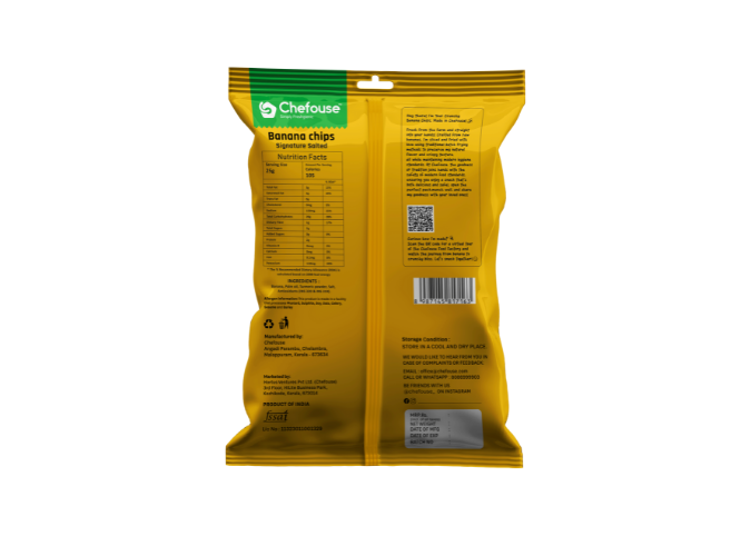 Chefouse Signature Salted Banana Chips