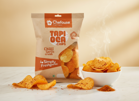 Chefouse Chilli garlic cruch tapioca chips