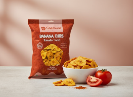 Chefouse Tomato Twist Banana Chips