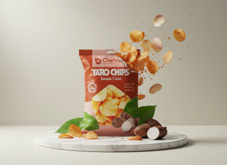 Chefouse Tomato twist taro chips